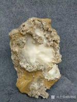 艺术家杨增超收藏:白灵玉石的魅力!特喜欢。黄壳白灵玉石,已绝迹的石种,难得一见【图5】