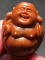 艺术家税小宁日记:精工铁核《开心弥勒》尺寸:2.0×2.5 纯手工,精选顶级老【图1】