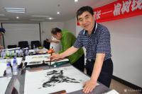 艺术家刘建国生活:“榆酒香,墨情长,榆树钱酒业书画笔会”现场留影【图2】