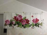 艺术家王长泉日记:国画牡丹《花开富贵春满园》,【图1】