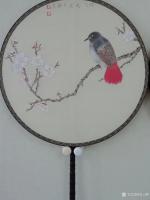 艺术家安士胜日记:再忙也得坚持笔耕纸素,宫扇四屏这个小任务干了好久,终于算是可【图0】