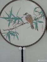 艺术家安士胜日记:再忙也得坚持笔耕纸素,宫扇四屏这个小任务干了好久,终于算是可【图2】