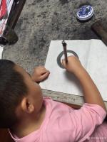 艺术家金新宇生活:小家伙说:爸爸您画壶,我也画壶!【图2】