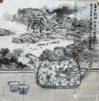 艺术家金新宇日记:金氏画壶,见者有福,《酒中乾坤大,壶外故事多》,有幸与中国美【图0】