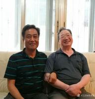 艺术家刘本镐生活:端午节,回武汉与恩师金云鹤教授,国家一级美术师、访美学者、著【图0】