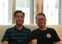 艺术家刘本镐生活:端午节,回武汉与恩师金云鹤教授,国家一级美术师、访美学者、著【图1】