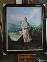 艺术家张恒久日记:韶山市红色恒久书画院,一年周年纪念日即将到来之际,院长张恒久【图1】