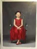 艺术家黎群日记:最近完成的人物肖像油画,欢迎来样订制【图3】