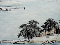 艺术家高勇利日记:国画山水画新作《蒼山如洗碧空青》
,尺寸六尺對開,180*【图4】