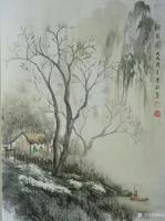 艺术家陈刚日记:国画《访友图》明朝写西行,今日画访友。【图0】