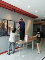 艺术家安士胜日记:2018年7月10日周二上午九点半,西青文化中心展览馆,“天【图3】