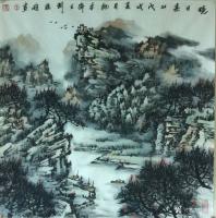 艺术家刘应雄日记:刘应雄新潇湘八景山水画新作选。
《万里江山朝九巅》,《湘江【图3】