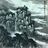 艺术家刘应雄日记:刘应雄新潇湘八景山水画新作选。
《万里江山朝九巅》,《湘江【图5】