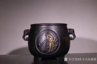 艺术家东方古玩城堡收藏:“大明宣德年制”款象首耳炉,炉身形制规整,两侧置双象耳,象首【图0】