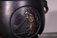 艺术家东方古玩城堡收藏:“大明宣德年制”款象首耳炉,炉身形制规整,两侧置双象耳,象首【图2】