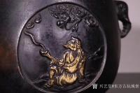 艺术家东方古玩城堡收藏:“大明宣德年制”款象首耳炉,炉身形制规整,两侧置双象耳,象首【图4】