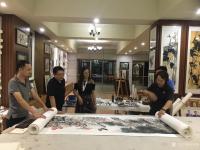 艺术家叶仲桥生活:昨天晚上(7月9日),中国石材石刻委员会领导一行到访我的工作【图4】