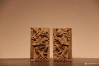 艺术家明清古艺收藏:古建筑装饰构件(童子献福)。雕刻生动形象,线条流畅优美。及具【图3】