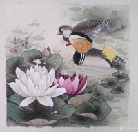 艺术家王嵩淼日记:荷花一组系列,荷花是人们特别喜欢的一个花种,多少文人墨客赞美【图1】