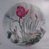 艺术家王嵩淼日记:荷花一组系列,荷花是人们特别喜欢的一个花种,多少文人墨客赞美【图3】