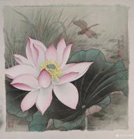 艺术家王嵩淼日记:荷花一组系列,荷花是人们特别喜欢的一个花种,多少文人墨客赞美【图4】