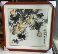 艺术家高勇利日记:《秋艳》《五福图》《家有五福》《云壑飞泉》,国画花鸟画小品,【图3】