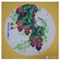 艺术家党文军收藏:《秋趣》68x68《鸿运当头》68x138,此两幅作品已被浙【图1】