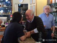 艺术家叶仲桥收藏:专程拜访达芬奇的故乡—意大利佛罗伦萨.芬奇镇,周围是青山环抱【图0】