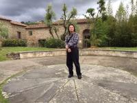 艺术家叶仲桥收藏:专程拜访达芬奇的故乡—意大利佛罗伦萨.芬奇镇,周围是青山环抱【图4】