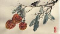艺术家叶仲桥日记:一天一画《岭南佳果》国画花鸟画,尺寸:38*28cm,请欣赏【图2】