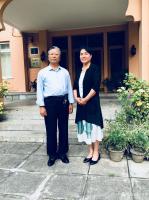 艺术家李尊荣日记:今天广然艺术团队走进了摩洛哥大使馆,大使梅库阿尔先生对中国的【图0】