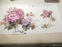 艺术家李同辉日记:三尺国画牡丹《天香国色》,绘制完毕,感谢支持,欢迎订制【图1】