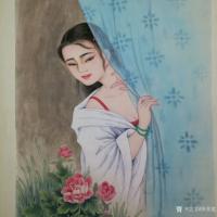 艺术家徐景莲日记:女孩三步曲:《相亲》《成亲》《怀亲》今天终于全部创作完成!创【图0】