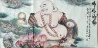 艺术家尚建国日记:《佛赐鸿福》68x138cm,中华大自在弥勒佛禅悟:
【图0】