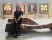 艺术家叶仲桥收藏:7月26日一早开车到韶关“涂志伟美术馆”参观学习交流,
读【图4】