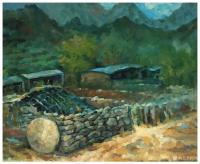 艺术家张健日记:以前的油画写生没有几幅了,这是留在库房里的一幅,这是2010【图0】