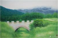 艺术家冯保民日记:《废弃的石桥》,水彩画,40*60cm,写生作品欣赏【图0】