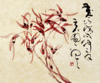 艺术家周牧天日记:周牧天国画兰花,36幅【图1】