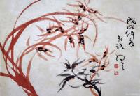 艺术家周牧天日记:周牧天国画兰花,36幅【图4】