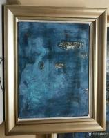 艺术家刘晓宁荣誉:我创作的第一张和第二张岩彩画,当代艺术,你不用看懂,有人懂就【图0】