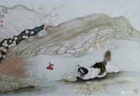 艺术家柳士才日记:小萌猫系列新作《香甜》萌猫遇上水果,《探奇》萌猫逗蚂蚁,《柿【图2】