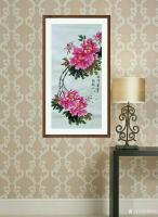 艺术家何跃起日记:国画牡丹近作,《花开富贵》,客户订单,晒图请欣赏【图2】