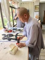 艺术家叶仲桥收藏:昨天(8月4日)到新兴禅宗的故乡三宝寺放生、并与主持饮茶论道【图2】