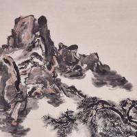 艺术家徐家康日记:一直不太敢画大写意山水,此幅六尺整纸画完后,心中也不甚有底。【图2】