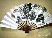 艺术家甘庆琼日记:国画花鸟扇面作品一组,请欣赏【图3】