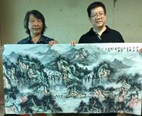 艺术家刘应雄日记:邓文胜大律师订制的4幅国画山水畫完成,《仙山神韵》《南岳晨曦【图5】