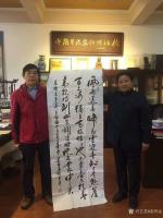 艺术家连明远日记:书法家连明远作品“风雨送春归,飞雪迎春到。已是悬崖百丈冰,犹【图2】