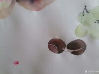 艺术家马晓薇日记:笔底明珠无处卖,闲抛闲掷野藤中。工笔静物写生画《石榴》组合【图2】