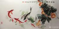 艺术家宋东海日记:《福禄有余》《和美有余》《鱼东图》,国画动物画鱼系列作品,尺【图0】