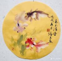 艺术家冯增木日记:加白粉画鱼,虽有粉子气,但试验一下未尝不可!《金玉满堂》《嬉【图0】